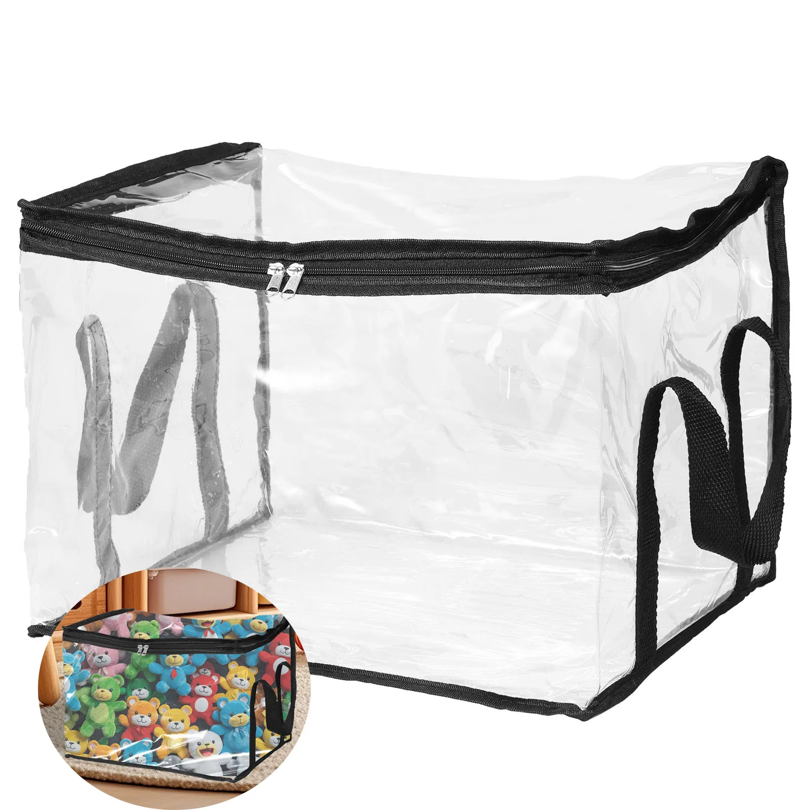 Reusable Produce Bag - Şeffaf Oyuncak Saklama Çantası Büyük Kapasiteli