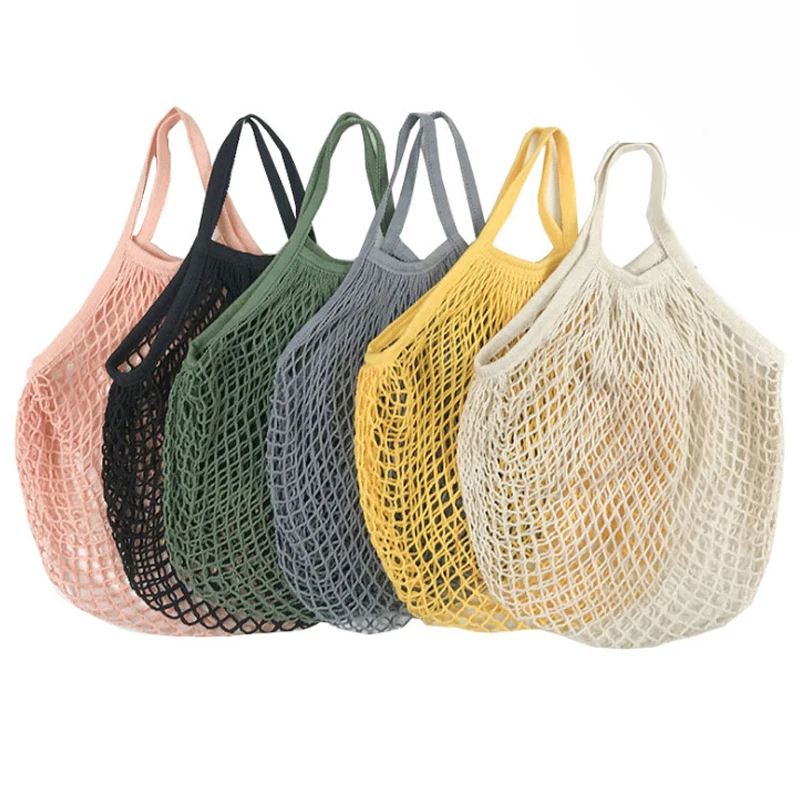 Reusable Produce Bag - Katlanabilir Pamuklu File Alışveriş Çantası Yeniden