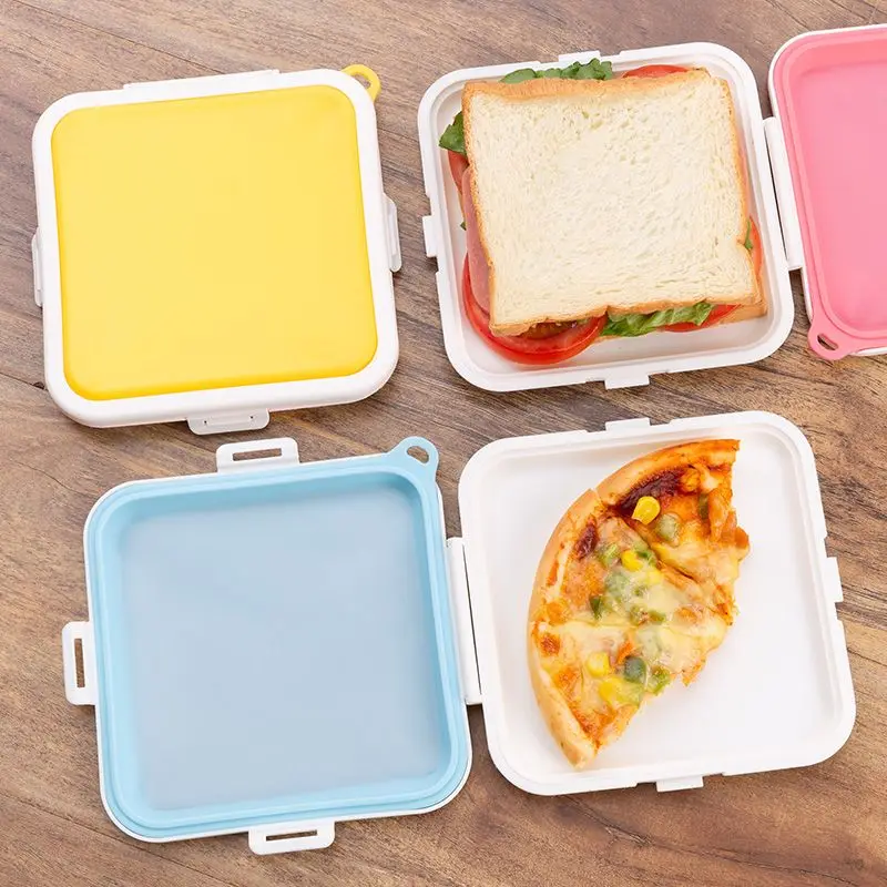 Reusable Produce Bag - 1 adet Taşınabilir Sandviç Saklama Kutusu
